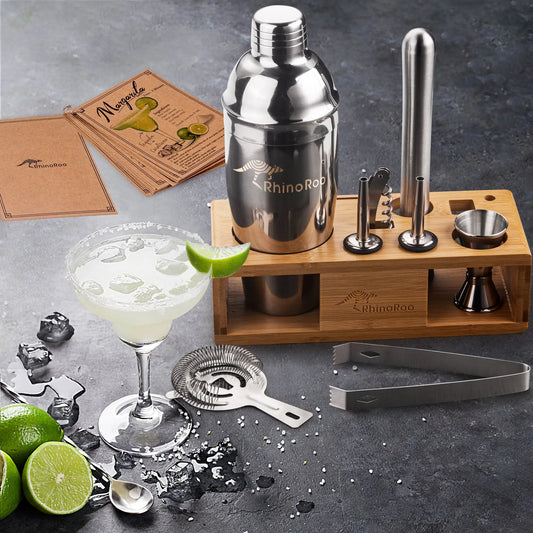 RhinoRoo's Best Selling Cobbler Cocktail Shaker Set - 30% Off Today! - RhinoRoo